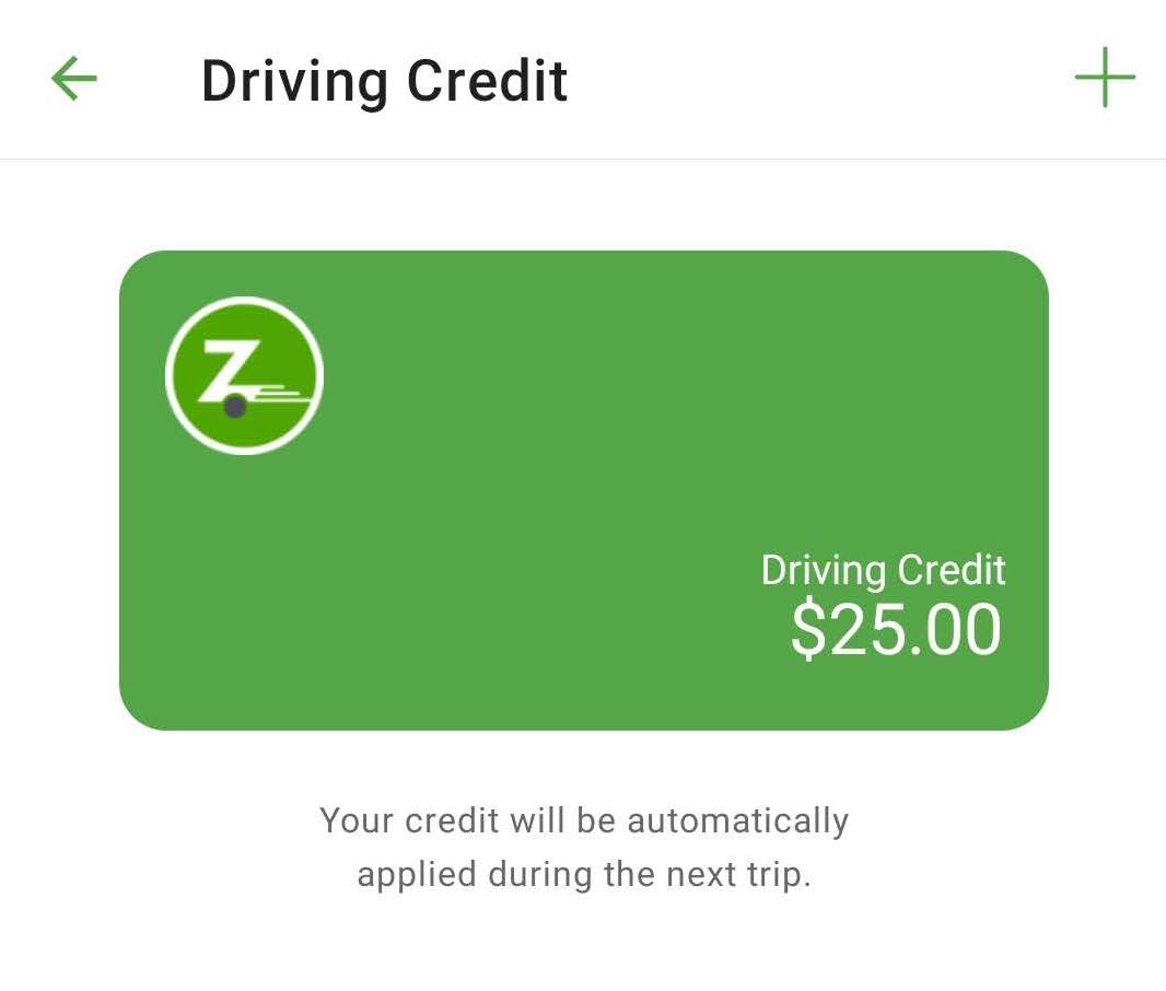 How do I redeem promotional credit? Zipcar